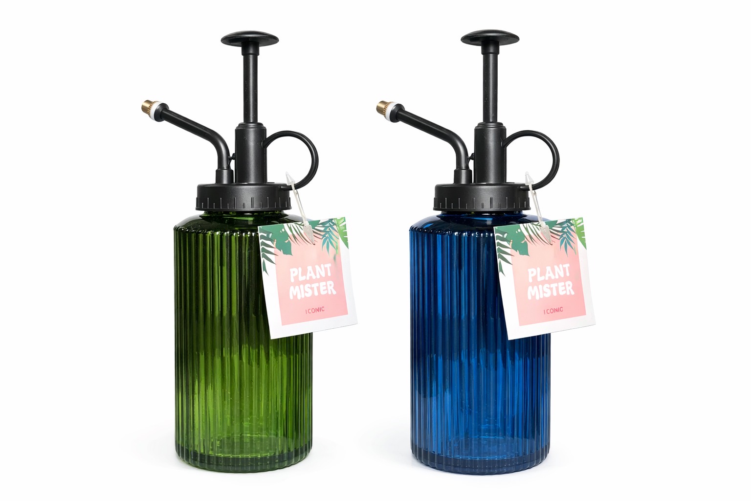 COD 0052 -  PAQUETE DE 2 ENVASE VIDRIO ROCIADOR DE PLANTAS