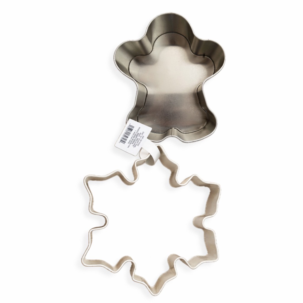 COD 0165 -  MOLDE PARA GALLETA ESTRELLA Y MUNECO DE JENGIBRE