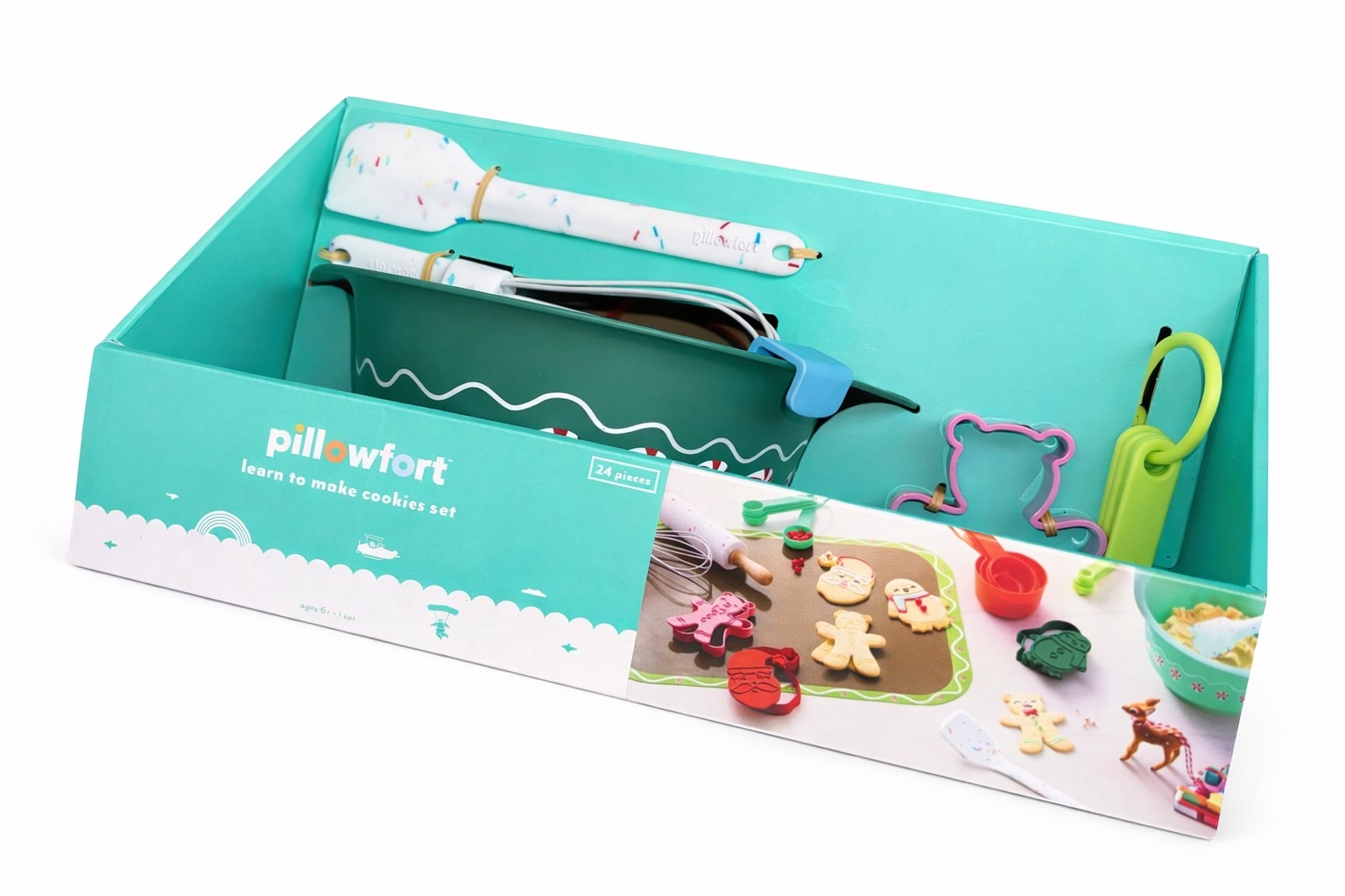 COD 0269 - SET PILLOWFORT COMO HACER GALLETAS 24 PIEZAS