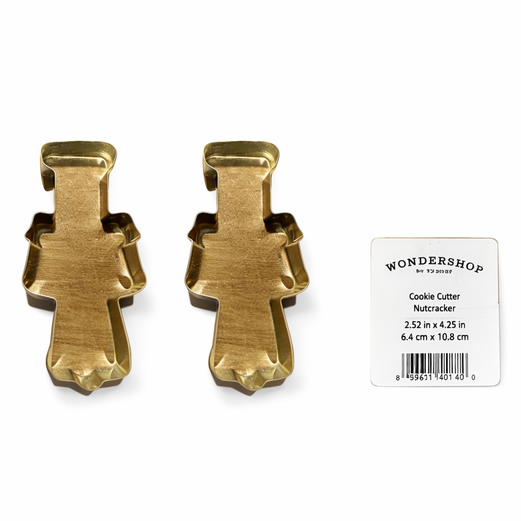 COD 0291 - PACK DE 2 CORTADOR DE GALLETAS THE NUTCRAKER