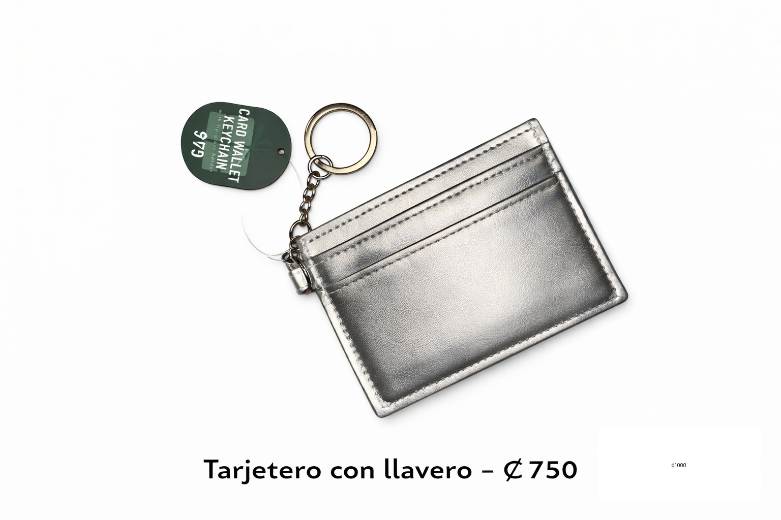 COD 0300 - TARJETERO PLATEADO