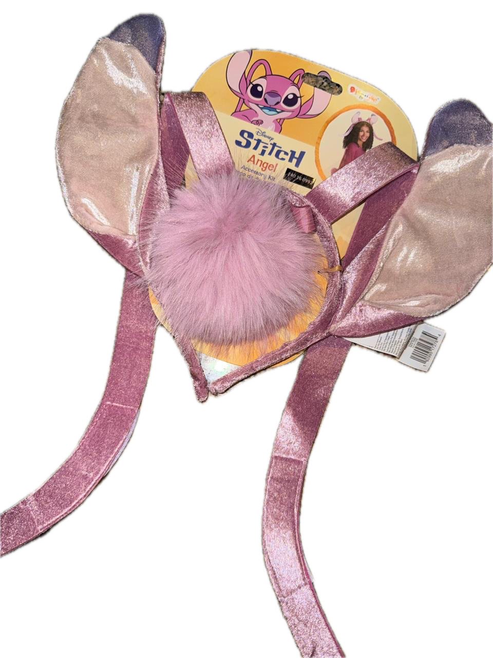 COD 0325 - DIADEMAS LILO Y ANGELA (AZUL 4 Y ROSADO 4)