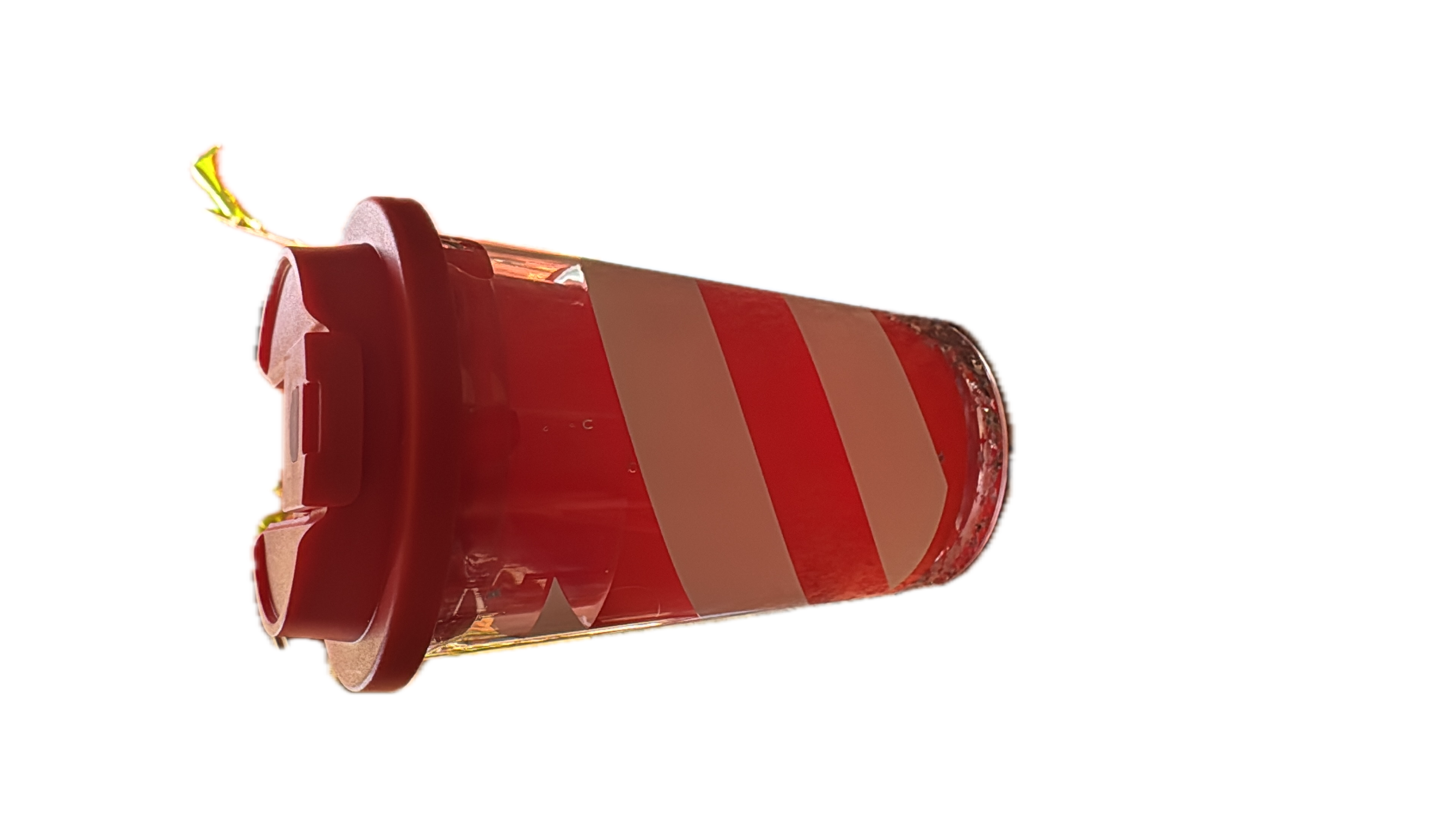 COD 0330 - VASO PLASTICO ROJO