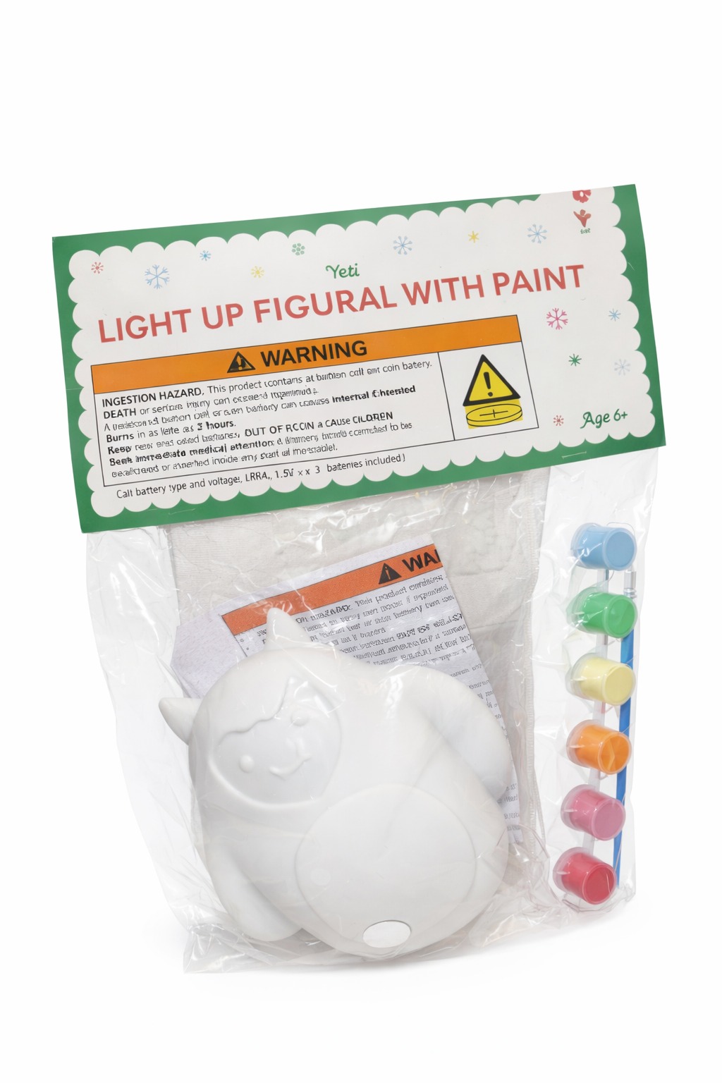 COD 0334 - KIT DE ARTE YETI CON LUZ