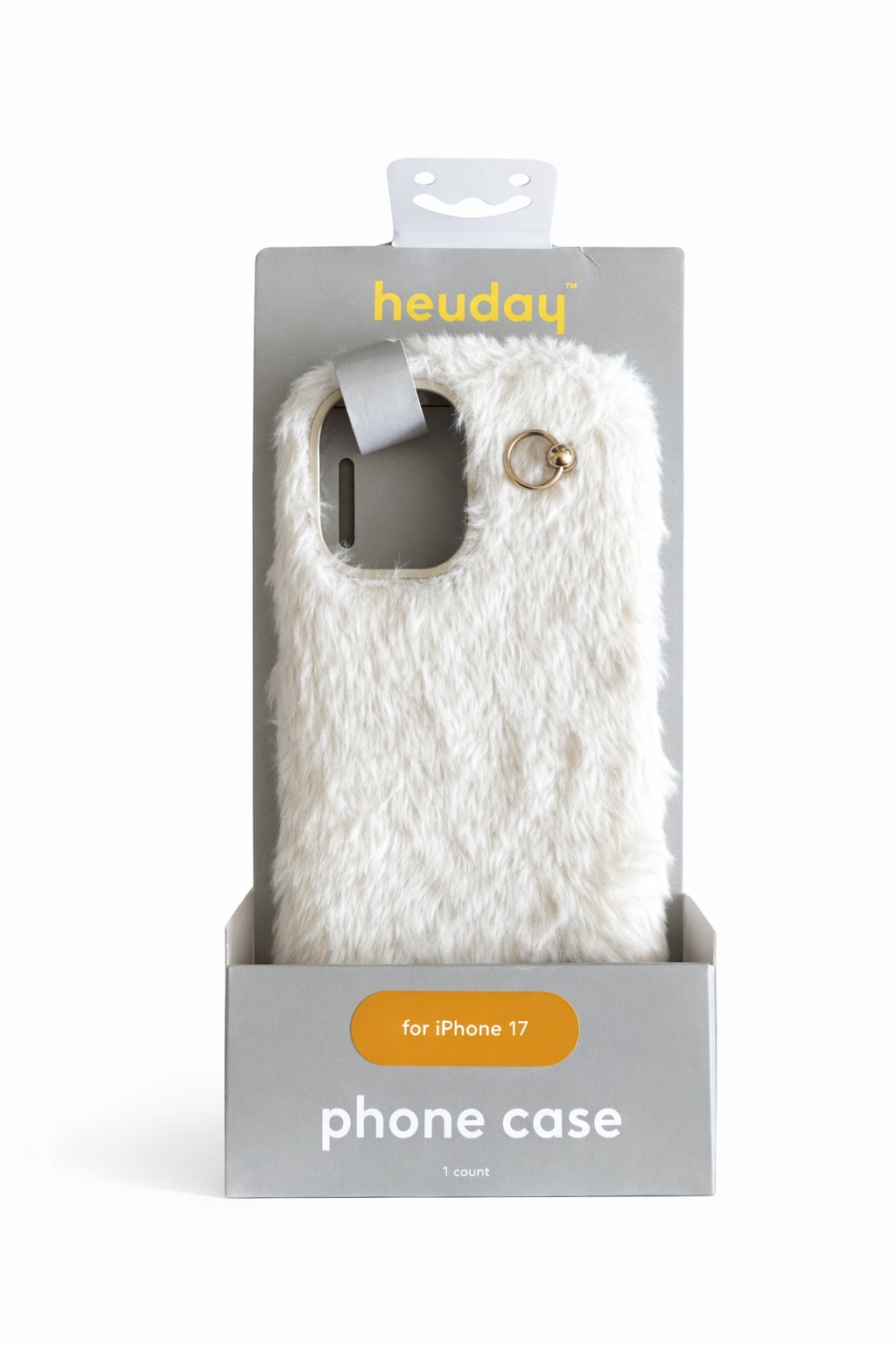 COD 0359 - ESTUCHE IPHONE 17 FELPA HEY DAY ROSADO