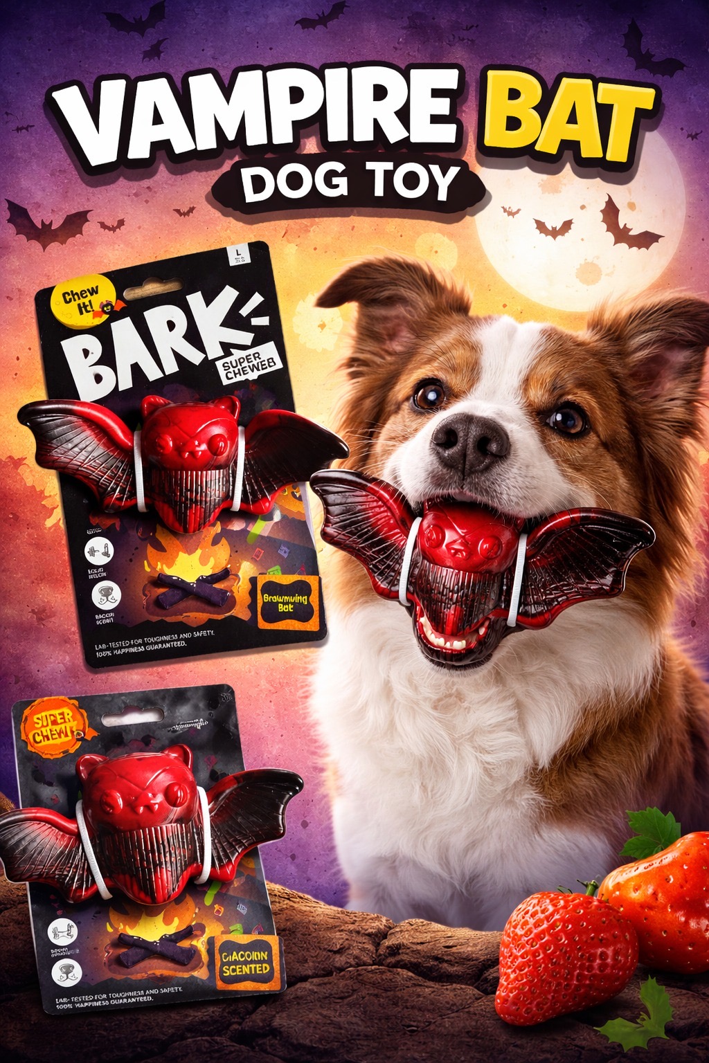 COD 0367 - VAMPIRO DE CERAMICA - JUGUETE PARA MASCOTA