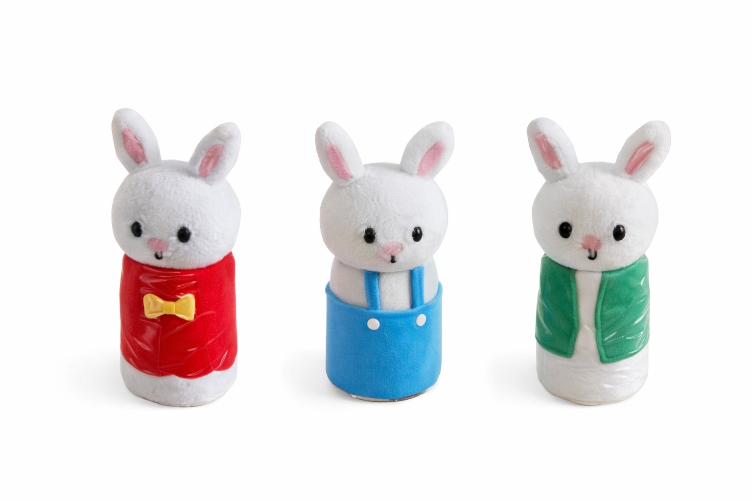 COD 0372 - SMALL DOLL PACK 3 FIGURINES DE CONEJO