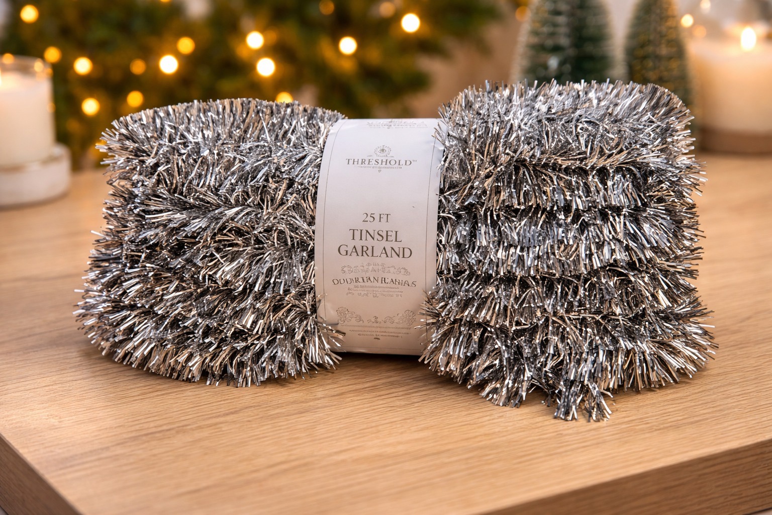 COD 0421 - GUIRNALDAS PLATEADAS NAVIDENOS