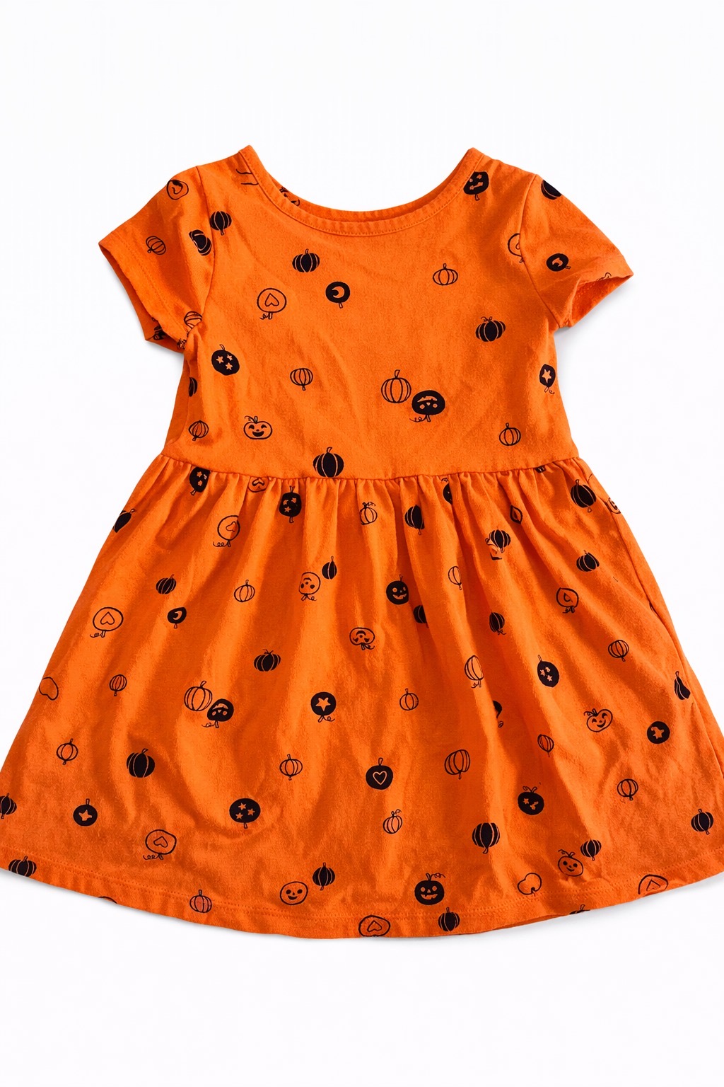 COD 0451 - VESTIDO NARANJA HALLOWEEN Talla T3