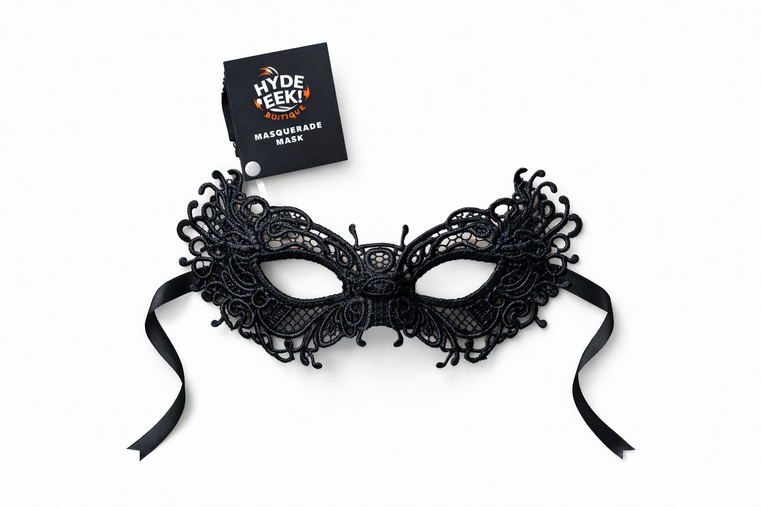 COD 0462 - ANTIFAZ HALLOWEEN NEGRO DAMA HALLOWEEN