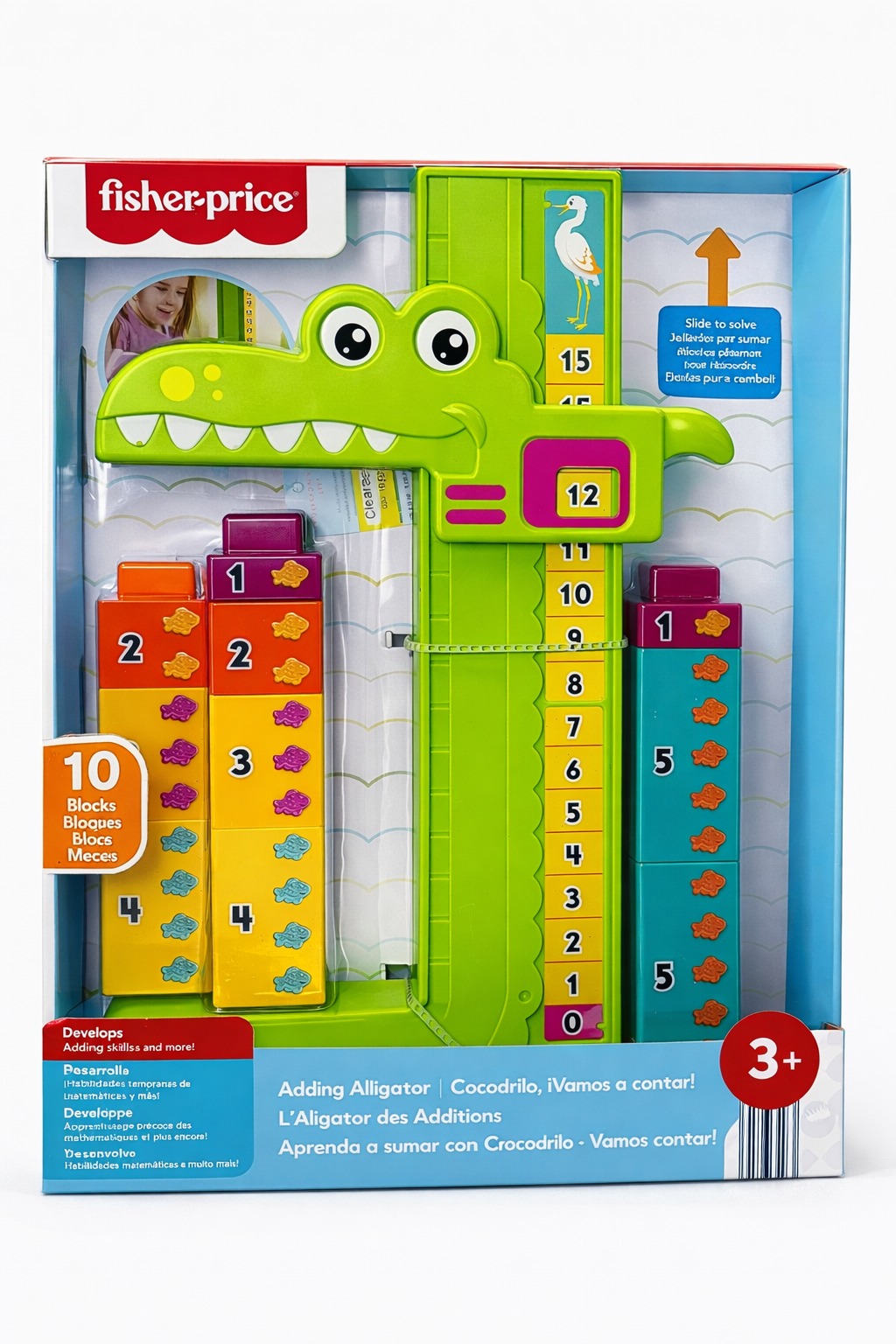 COD 0498- COCODRILO VAMOS A CONTAR - FISHER PRICE