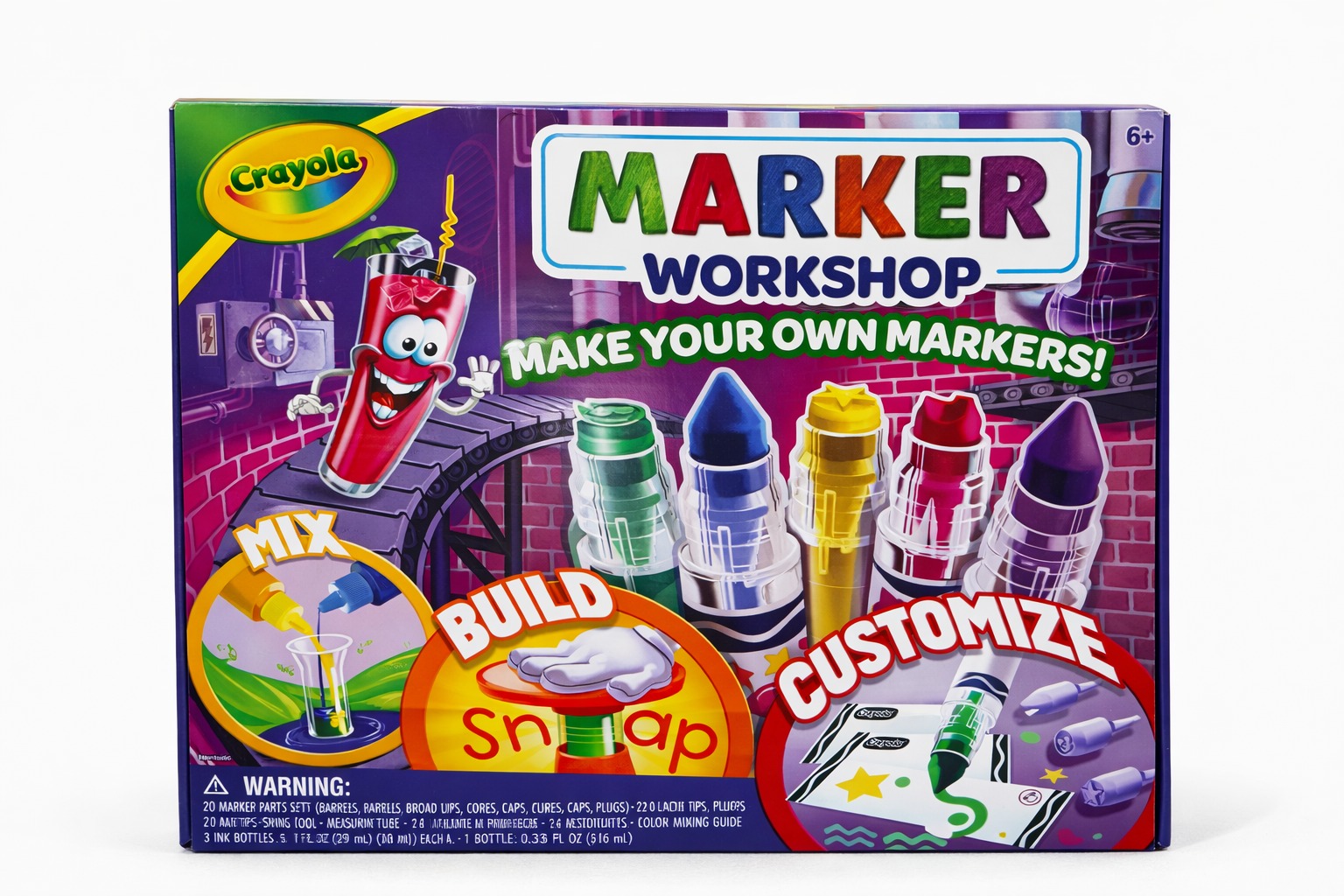 COD 0499- PAQUETE CREA TUS PROPIOS MARCADORES - CRAYOLA - MARKER WORKSHOP