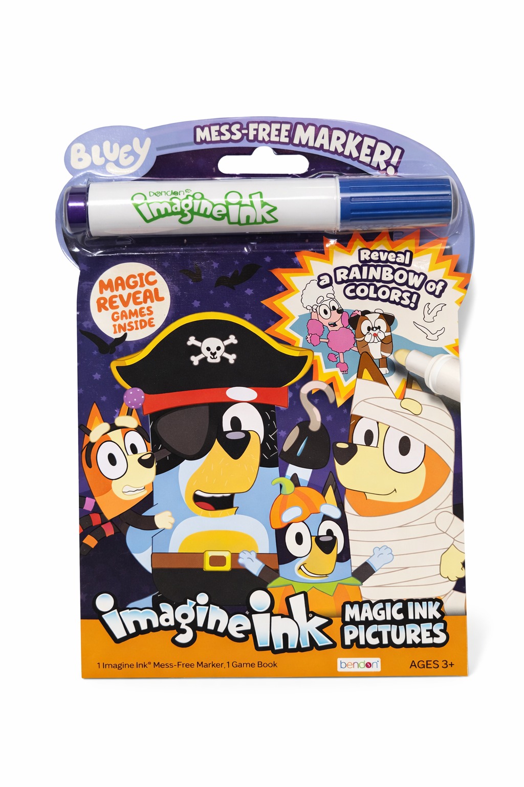 COD 0504- LIBROS MAGICOS PARA COLOREAR BLUEY &amp;amp; PAW PATROL 1500 C/U