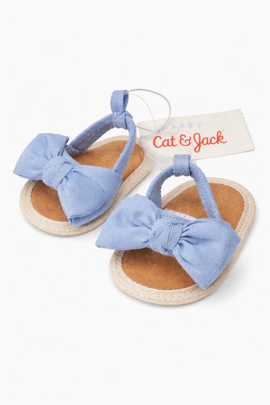 COD 0517- SANDALIAS LAZO BEBE 6-9 MESES- NINA