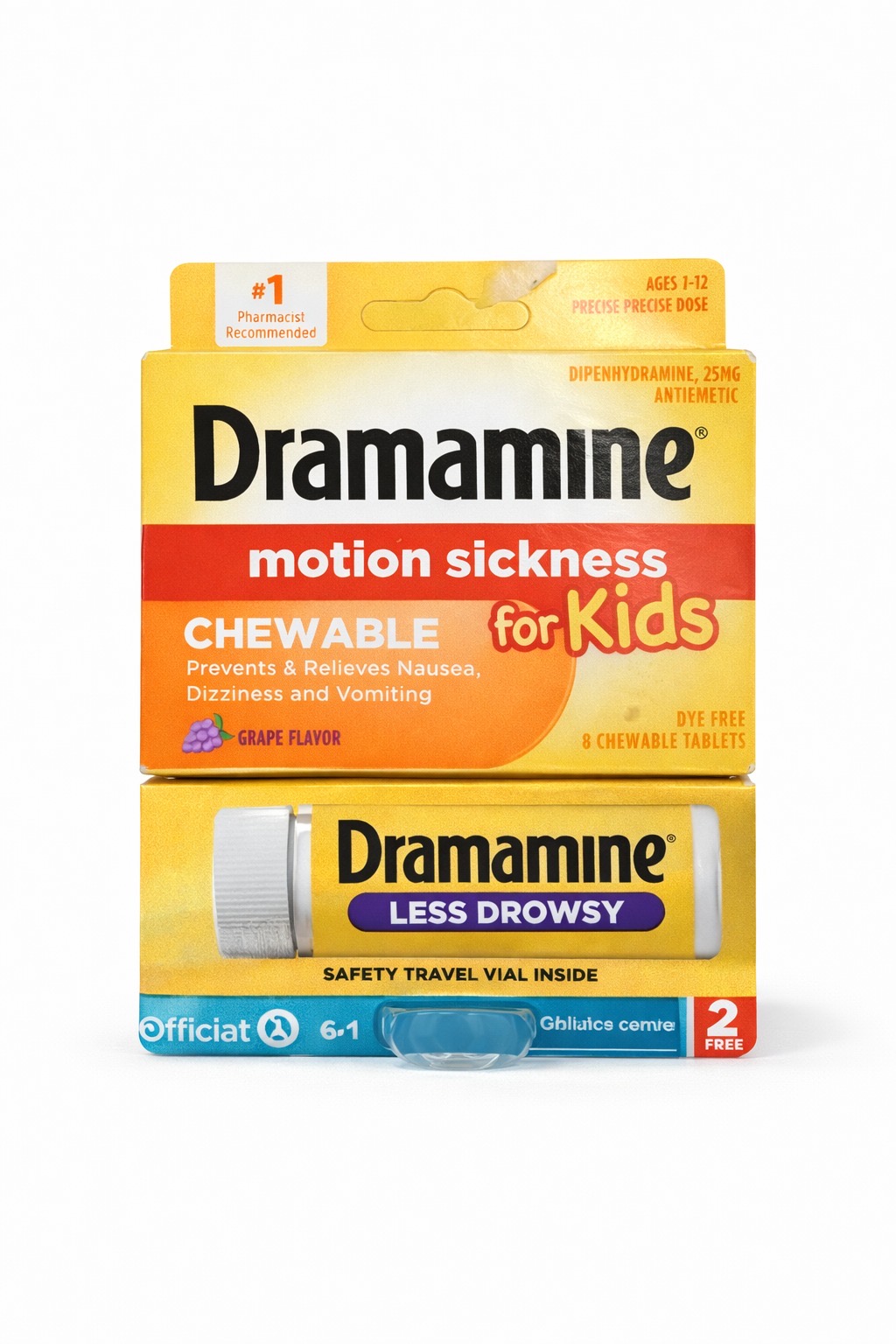 COD 0535- PASTILLAS PARA MAREOS NINOS