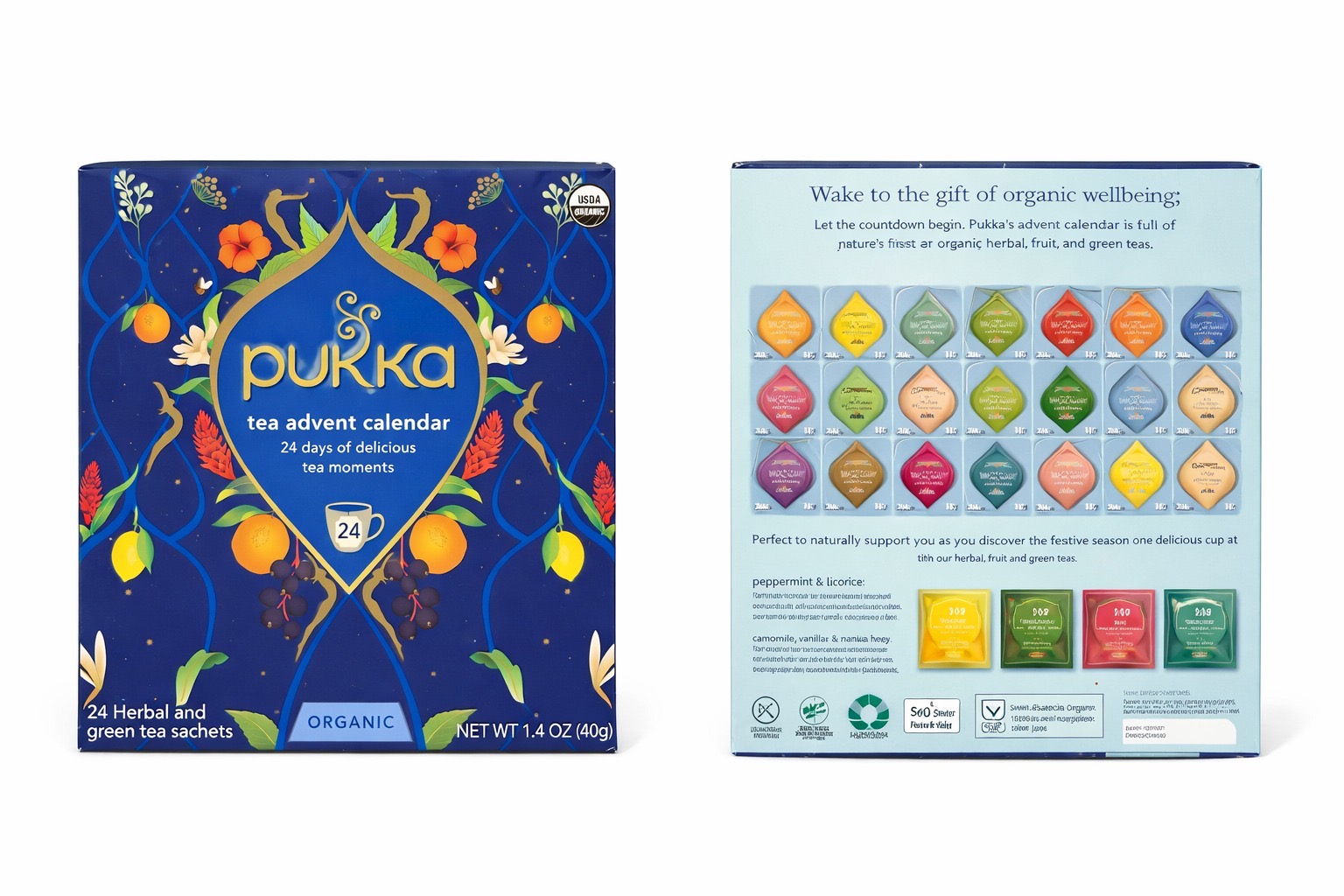 COD 0563- CALENDARIO DE ADVIENTO DE TE PUKKA