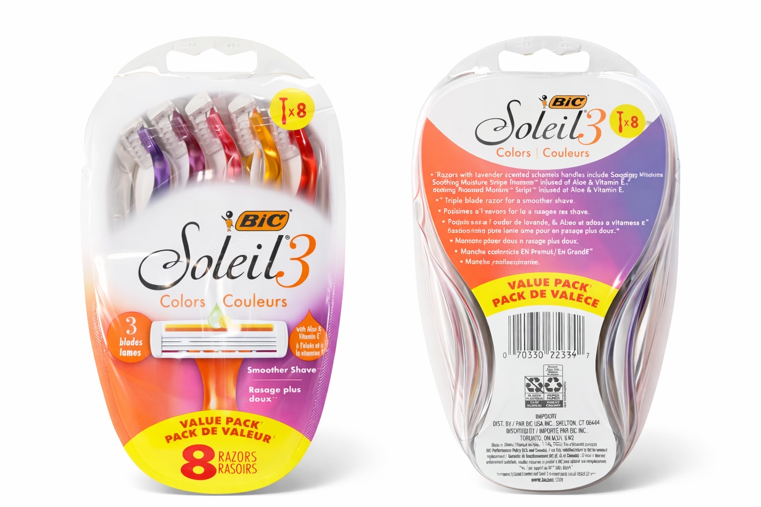 COD 0590- 8 PACK PRESTOBARBAS BIC