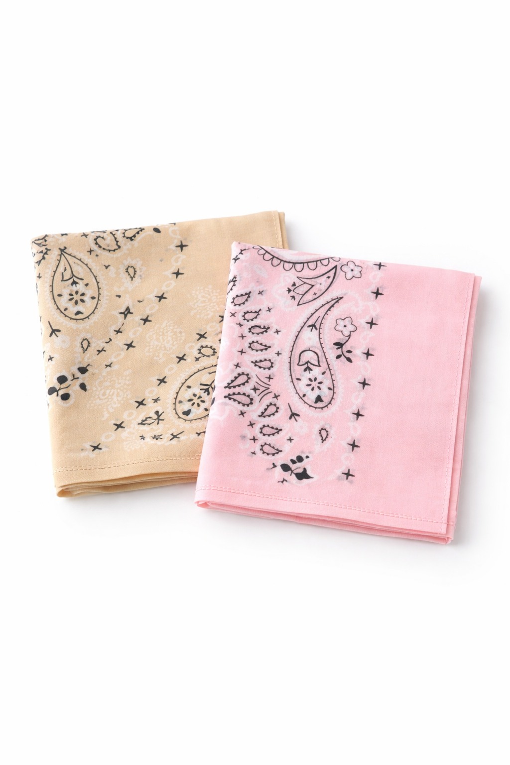 COD 0622- PANUELOS ROSADO Y BEIGE